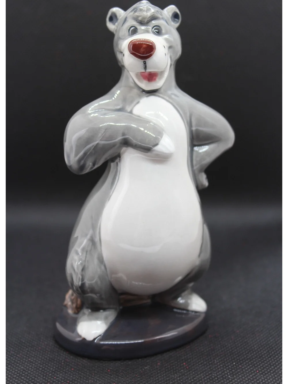 Vintage 1967 Disney Japan The Jungle Book Baloo The Bear Porcelain Figurine 5